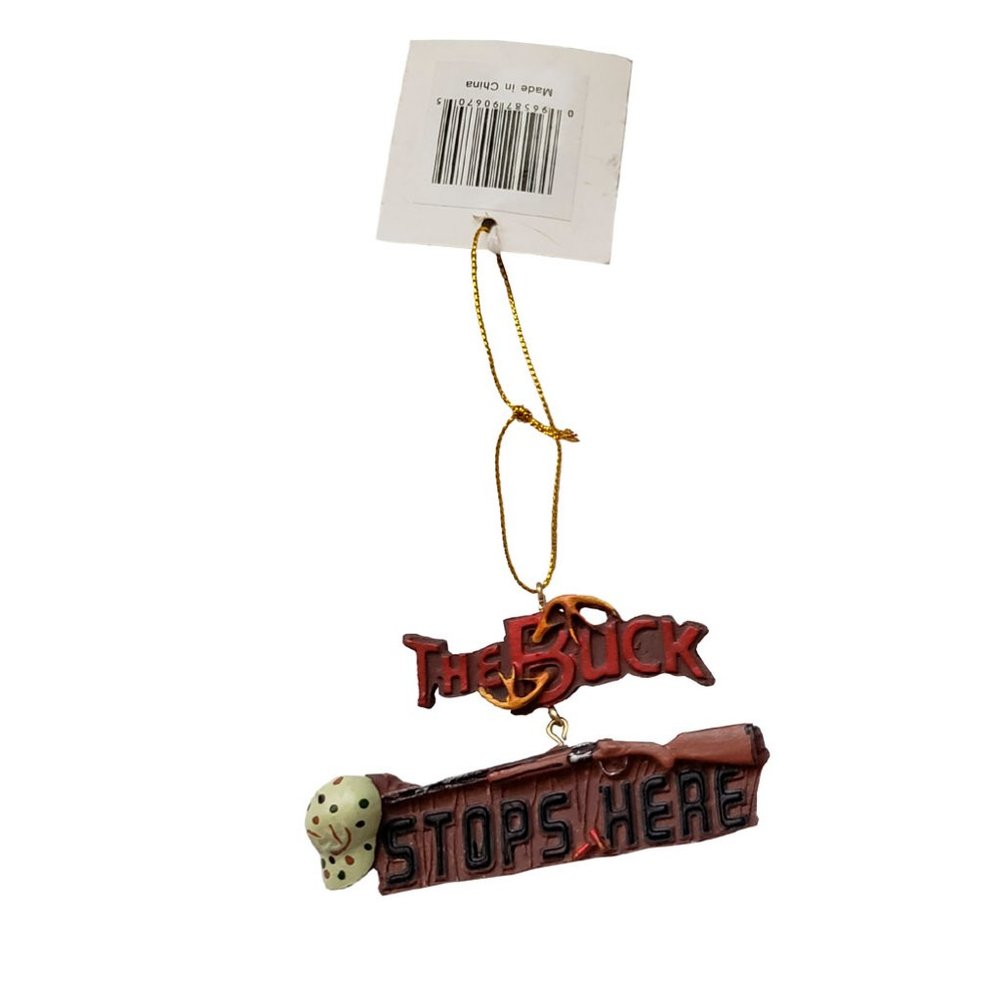 🎄 Buck Stops Here Christmas Ornament